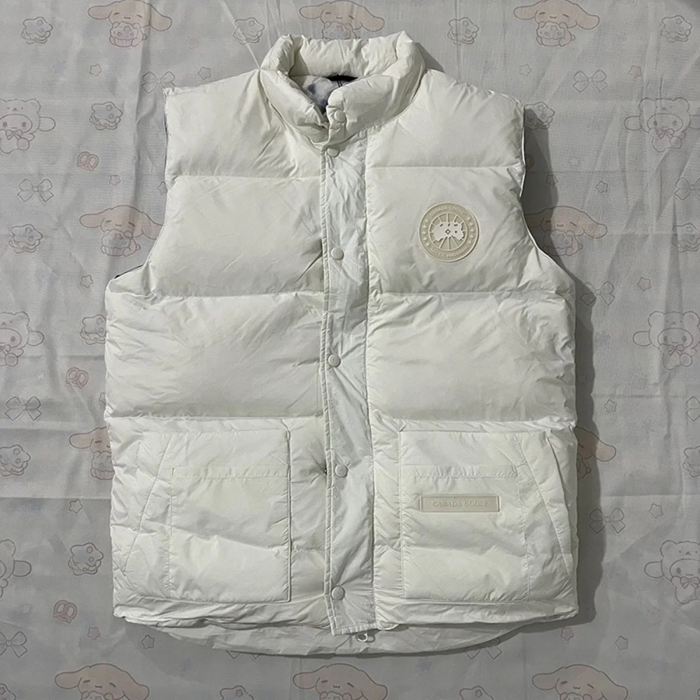 Moncler White Vest Down Jacket - Picture 1 of 6